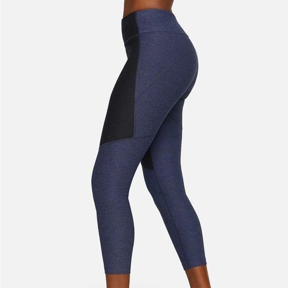 Outdoor Voices Pants - Outdoor Voices Techsweat Warmup 3/4 Leggings Navy S